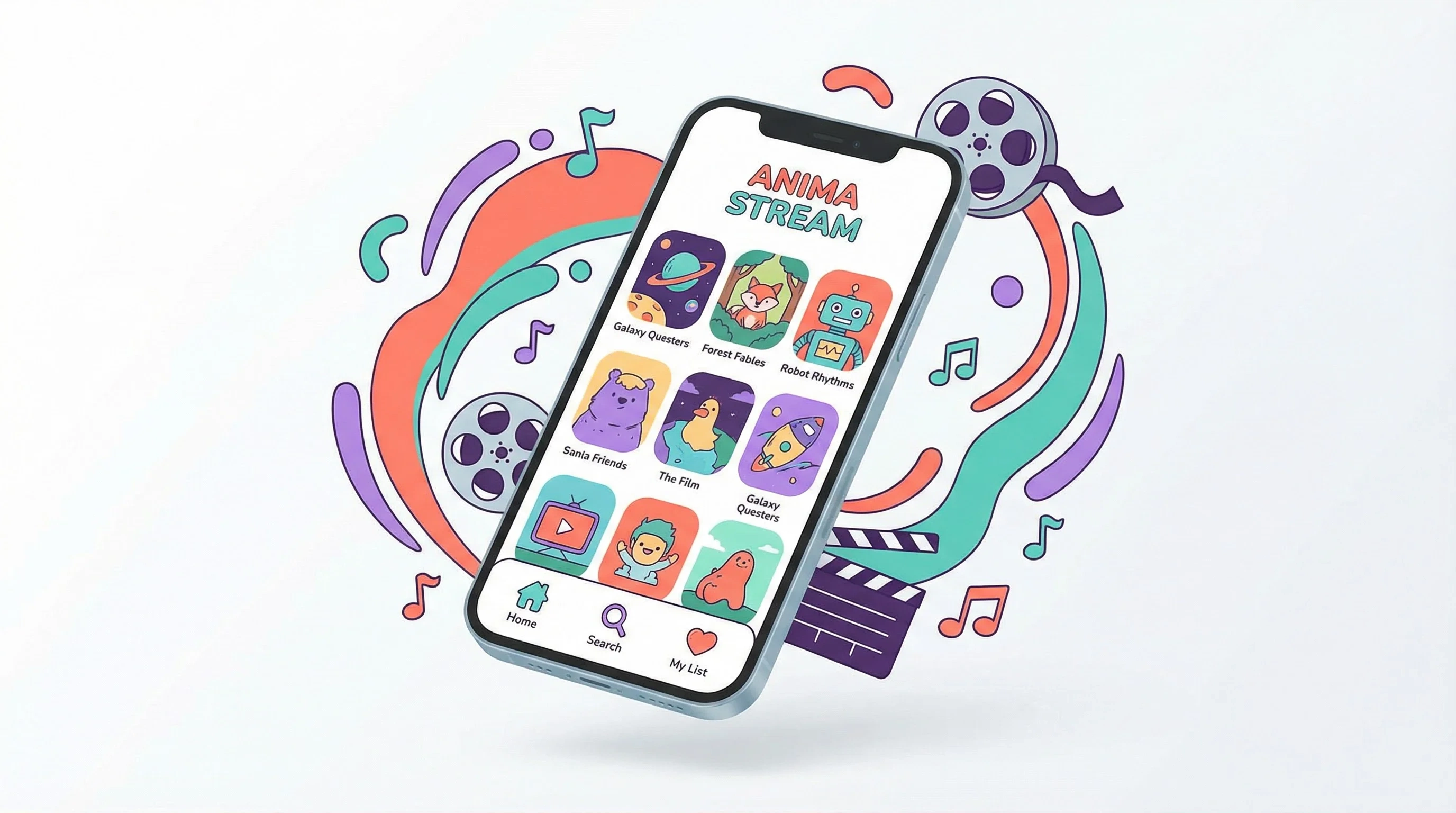 小马拉大车移动端APP界面展示 - 手机上浏览独立动画短片